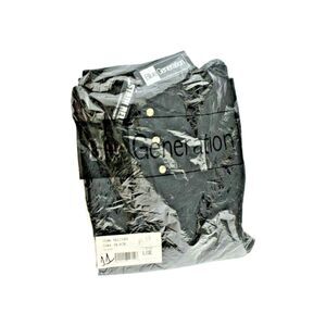 Blue Generation Men's Black Short Sleeve Polo With 3 Button Size Large NWT